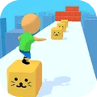 迷你方块冲浪
