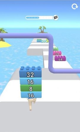 积木奔跑者2048