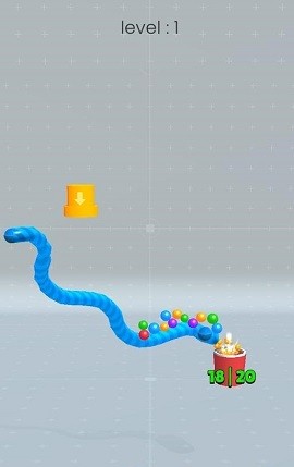 画绳收集球
