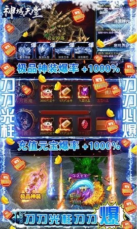 神域天堂爆百万真充