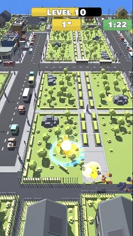龙卷风摧毁城市3d