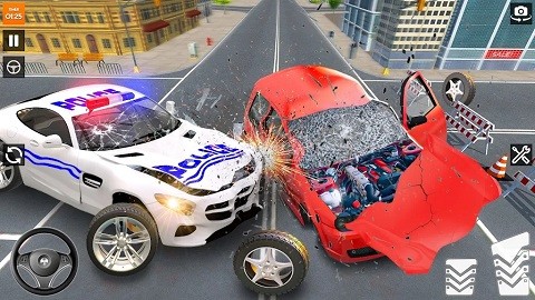 警车车祸模拟器