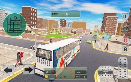 城市公交车司机模拟器3d