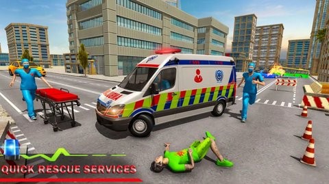 城市急救车模拟