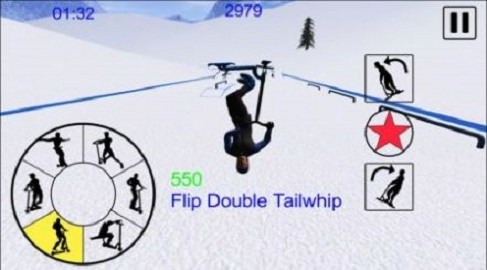 山地自由式雪地滑板车