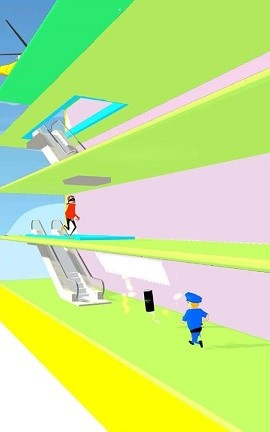 小偷跑警察追