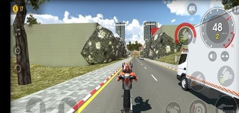 摩托车公路驾驶